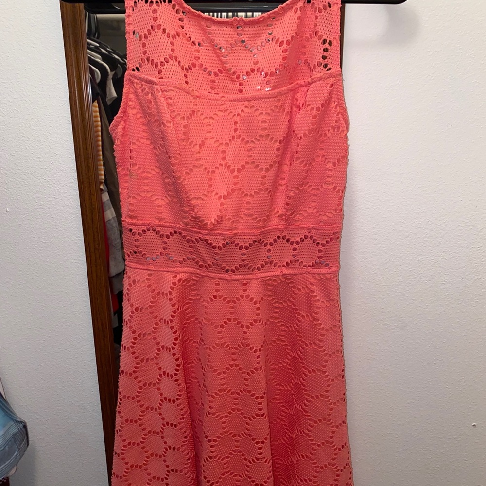 Coral dress
